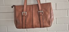 Etienne Aigner Tan Leather Shoulder/hand Bag