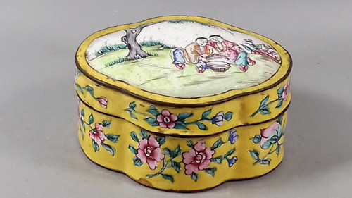 Antique chinese canton enamel - antique,