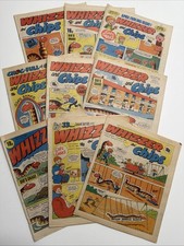 9 x WHIZZER AND CHIPS COMICS