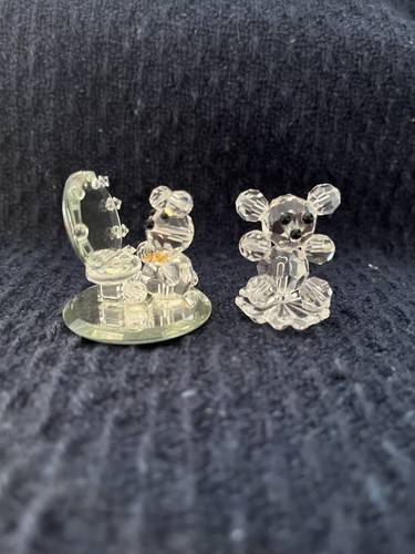 Two vintage mini - two, crystal