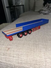 CORGI 1:50 - 3 AXLE FLATBED PLATFORM TRAILER Sided Flatbed Moffett Attachment