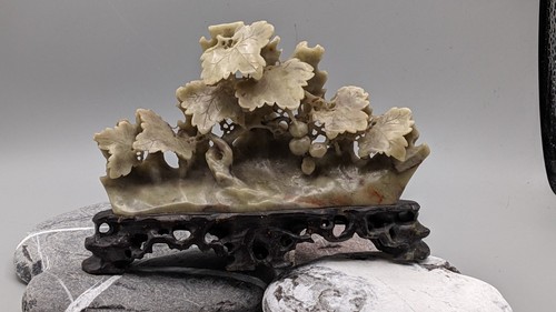 Vintage chinese soapstone - vintage,