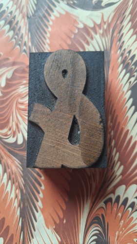 Wooden letterpress printing - ,