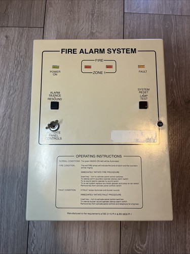Vintage fire alarm panel - fire,