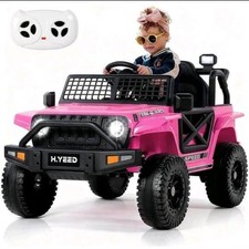 Kids Pink Electric Ride On Car
