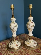 2 Italian Floral Porcelain