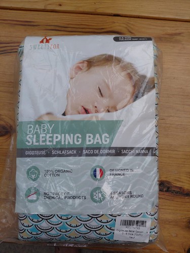 Brand new baby - sleeping, bag