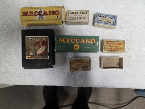 Meccano nut and bolts - meccano,