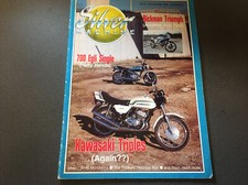 SILVER MACHINE MAGAZINE Nov 89 Rickman Egli Kawasaki Triples