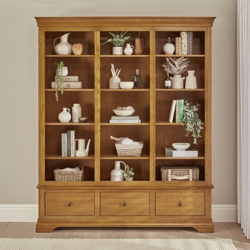 Bookcase with drawers - bookcase,
