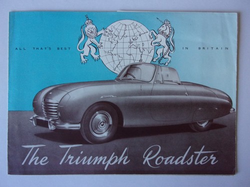 Triumph trx roadster orig - triumph,