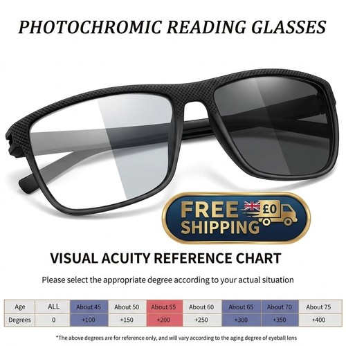 Oversized photochromic reading - oversized,