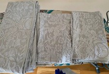 Dunelm kingsizDuvet Cover set pill DORMA WINCHESTER TEXTURED JACQUAR embroidered