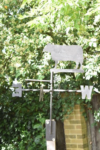 Vintage cow weathervane - vintage,