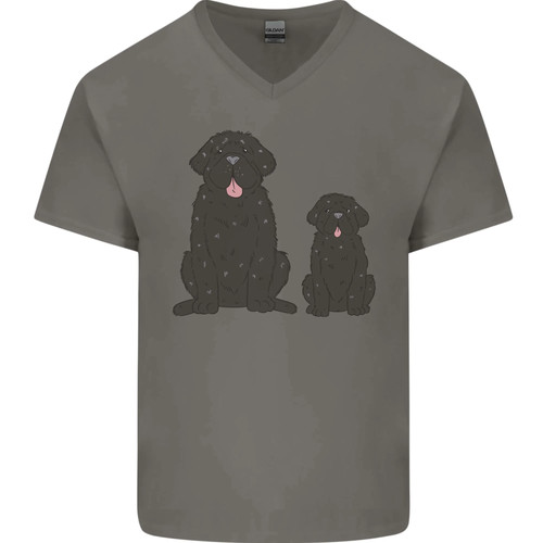 Newfoundland dog with puppy - newfoundland,