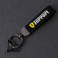 Ferrari Black Keyring Keychain