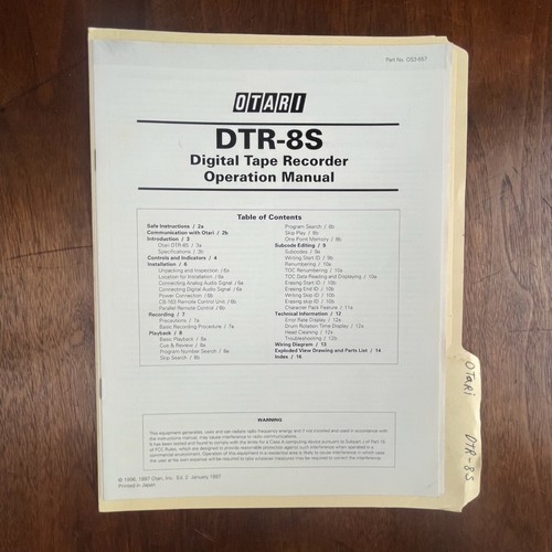 Vintage otari dtr digital - vintage,
