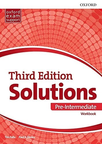 Solutions pre intermediate - solutions:, pre-intermediate