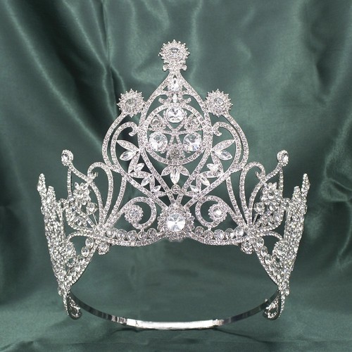 14cm tall crystal - tiara, crown