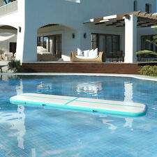 10FT Inflatable Air Mat Tumbling Training Workout Mat Track Gym Mat w/ Air Pump