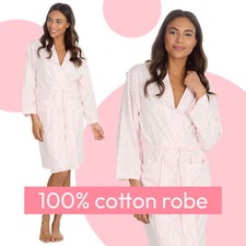 Ladies Jersey Kimono Robe 100%