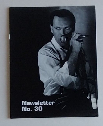 Gary numan newsletter 30 - newsletter,