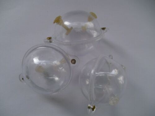 Round bubble floats 35mm clear - round,