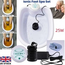 Foot Spa Detox System Portable Ionic Foot Bath Detox Machine+Ionic Spa Arrays UK