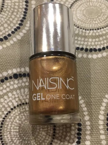 Gel gold nail colour one - nail, coat