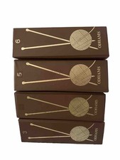 Vintage 4 x ODHAMS 100’s Knitting Pattern Binders Men Women Children Baby Home