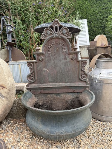 Large vintage cast iron - cast,