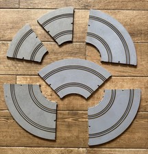 Job Lot of Airfix Motor Racing Curved Track Pieces 1/32 Scale - Spares Bundle