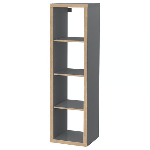 Ikea kallax shelving unit - shelving, grey
