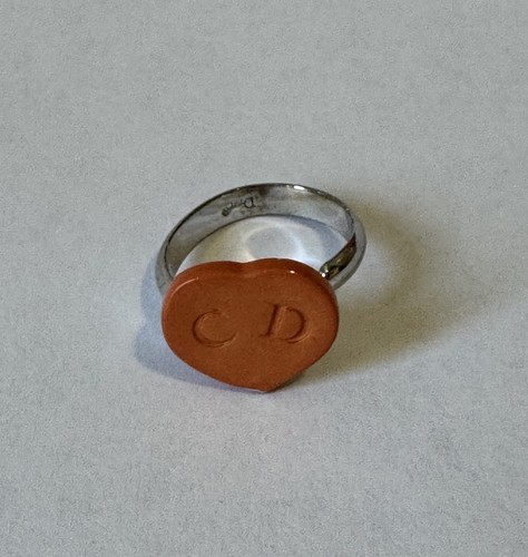 Christian dior heart - christian, ring