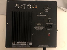 Martin Logan Dynamo 1000w subwoofer amplifier back plate only. Spares or repair