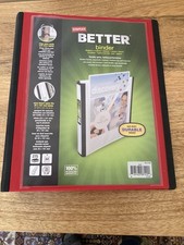 Staples Better Binder A4 D Ring file - Red