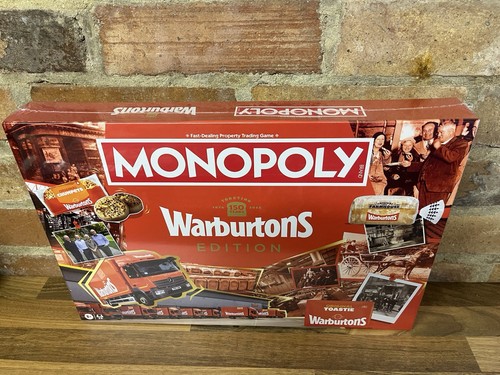 New hasbro monopoly warburtons - new,