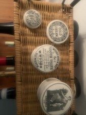 Bundle of 4 Old / Antique Pot Lids Collectors Items