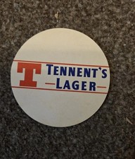 1 X Tennent's Larger Beer Mat