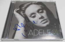 ADELE 21 AUTO SIGNED MUSIC CD