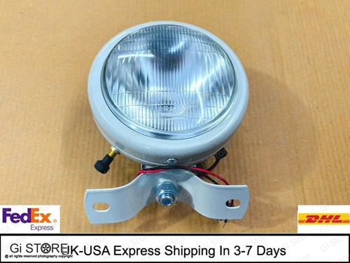 White plough lamp work light - plough,
