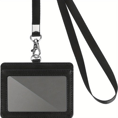 Leather vertical badge - pu,