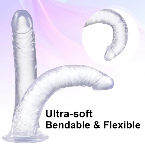 Realistic dildo with suction - realistic,