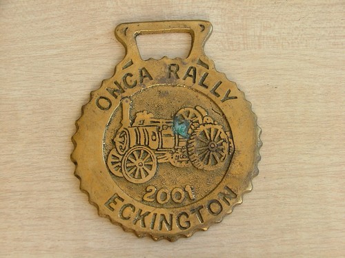 Vintage brass plaque - , 2001