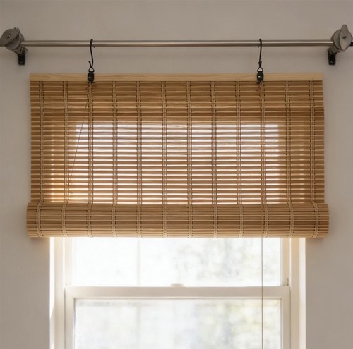 Bamboo roller blind - bamboo,