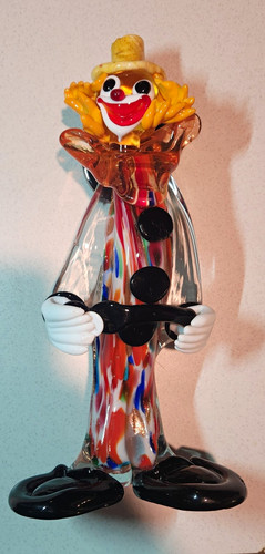 Marano glass clown - 10",