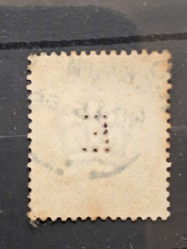 Stamps perfin 1881 - stamps,