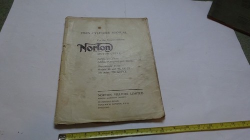 Twin cylinder manual norton - cylinder,
