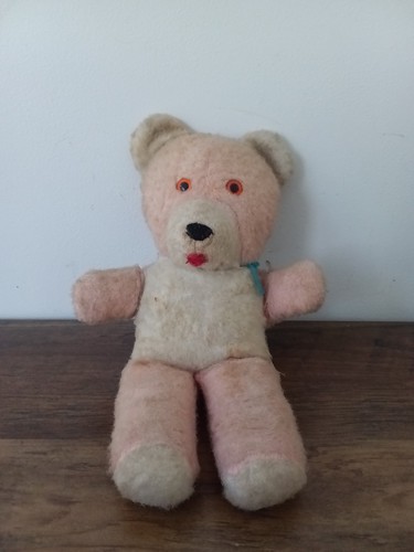 Small vintage rosebud teddy - small,