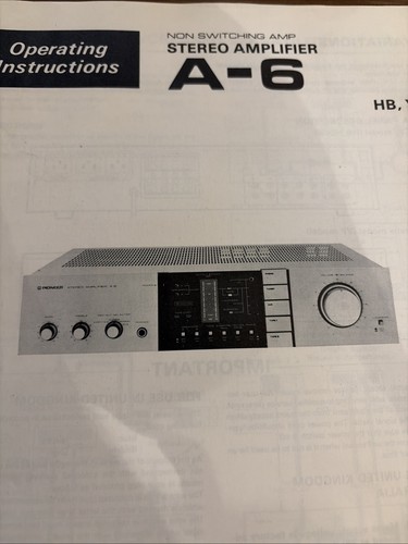 Pioneer stereo amplifier - stereo,
